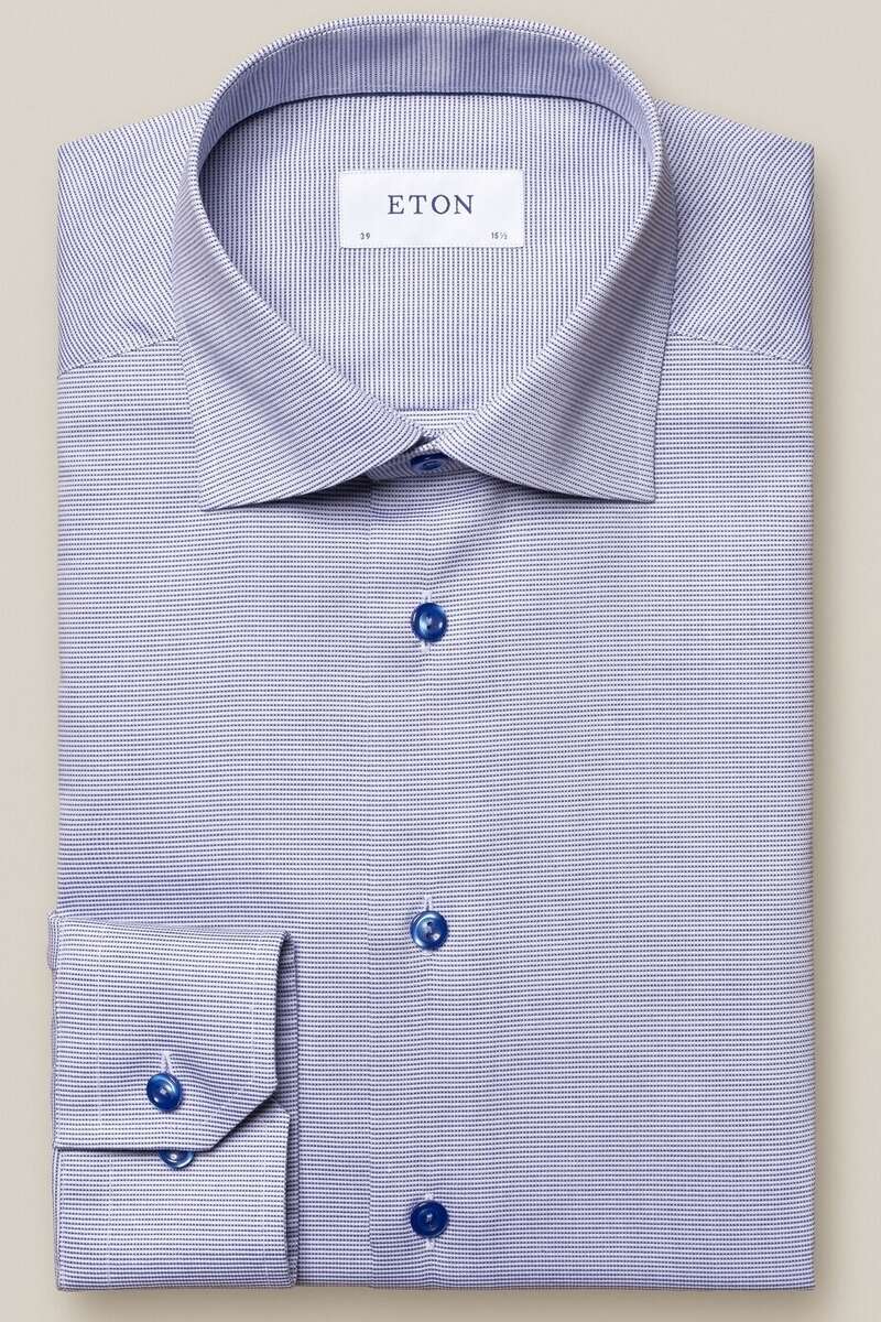 ETON Slim Fit Hemd blau, Einfarbig 41 - L ETON Slim Fit Hemd blau, Einfarbig 41 - L