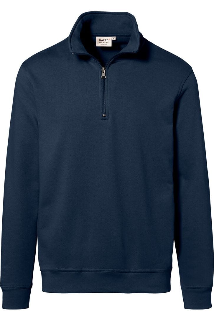 MFH Bundeswehr Navy Zip Sweater Troyer – German Military Wool Knit Pullover (S-3XL, Choose Color)