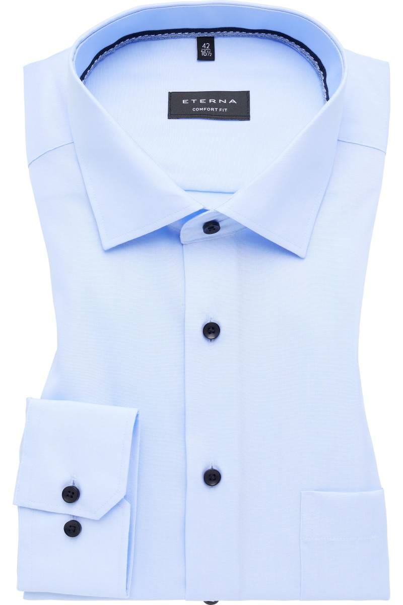 COMFORT FIT Cover Shirt In Weiß Unifarben | Weiß | 46 | Super Langer Arm (72 Cm) | 1SH05506 00 01 46 72