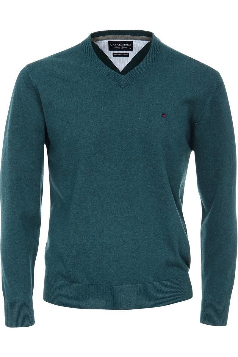 Casa Moda Strick - V-Ausschnitt Pullover - türkis