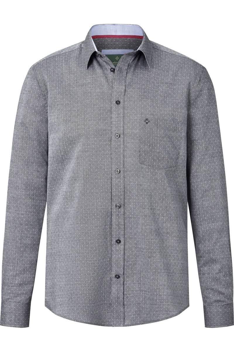fitted cotton dress Luxury Print LEVINAS Shirts main image 1