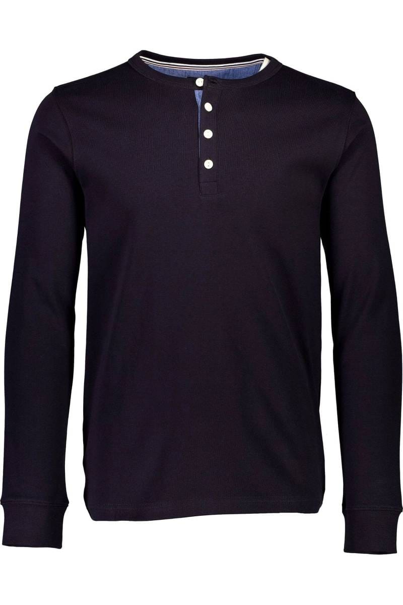 T-shirt Henley Homme Sport - Col Rond Avec Bouton, 96% Polyester 4% élasthanne, Pour Gym Et Quotidien