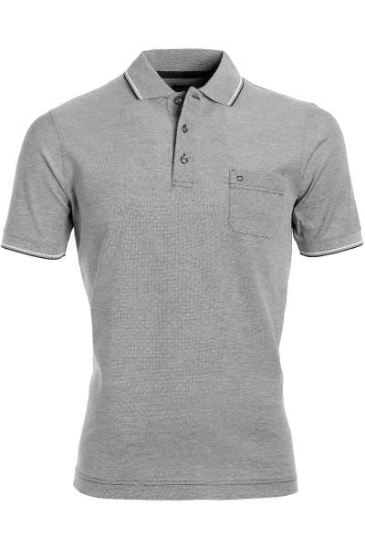 OLYMP Modern Fit Poloshirt grau, melange