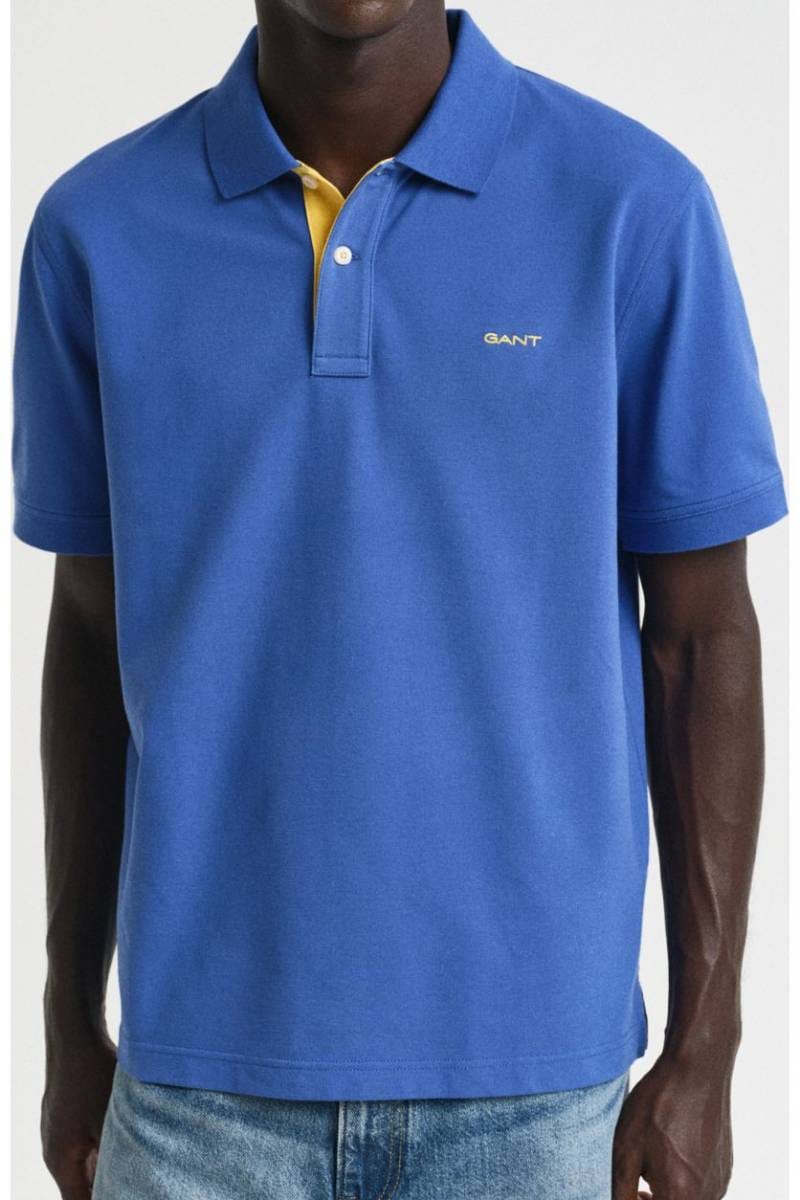 GANT Regular Fit polo shirt blue, One Colour