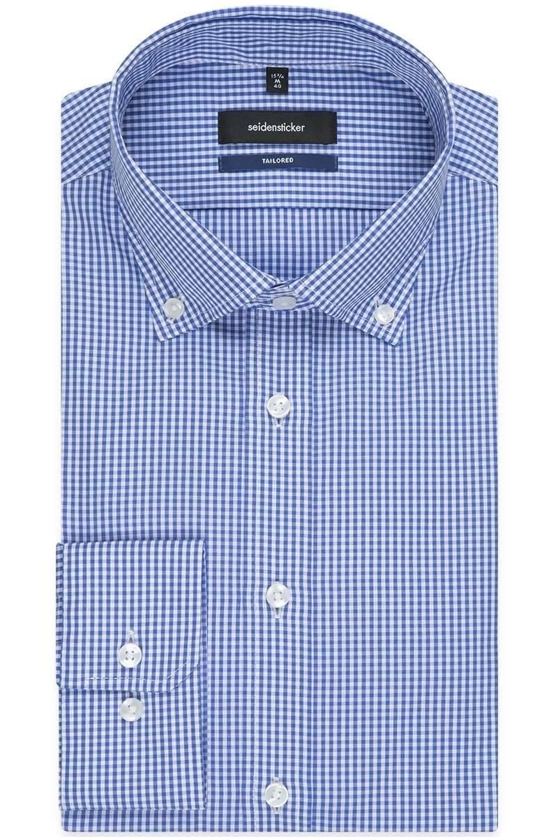 Seidensticker Hemd - Tailored - blau/weiss, Kariert