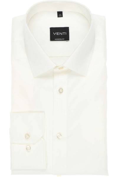 Venti Hemd - Modern Fit - beige, Einfarbig