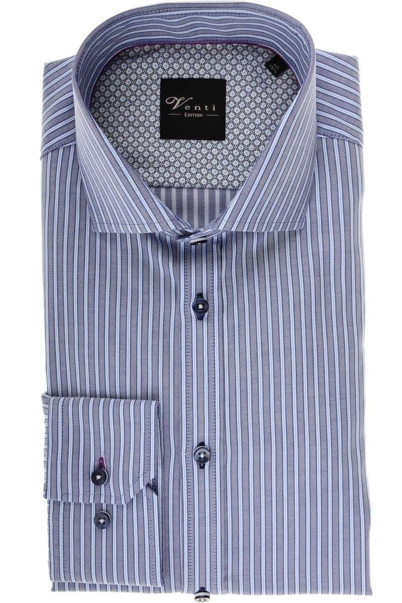 Venti Modern Fit Hemd blau/hellblau/weiss, Gestreift