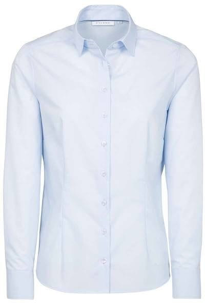 ETERNA Modern Classic Bluse hellblau, Einfarbig