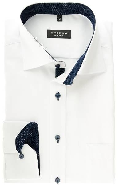 Eterna Hemd - Comfort Fit - weiss, Einfarbig
