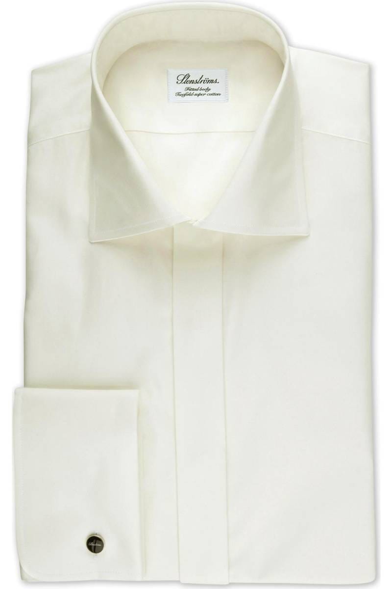 Stenstrms Fitted Body Tuxedo shirt Champagne, One Colour |  Businesshemden.com
