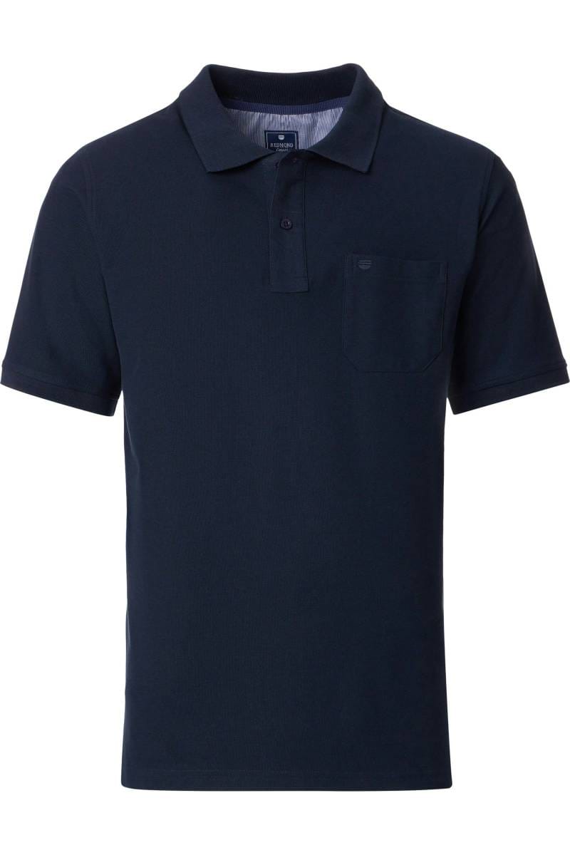 Redmond Casual Modern Fit polo shirt blue, One Colour