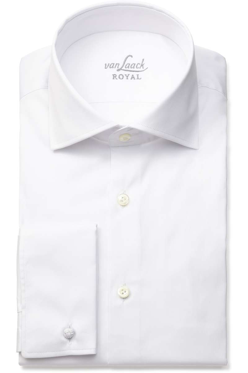van Laack Slim Fit Hemd weiss, Einfarbig van Laack Slim Fit Hemd weiss, Einfarbig