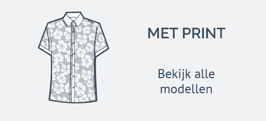 Korte Mouw Overhemden met Print
