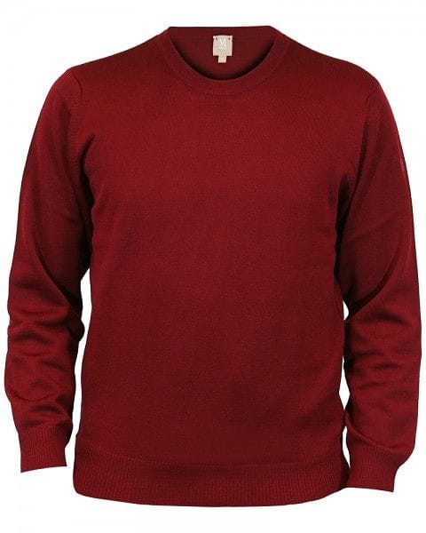 MAERZ Strickpullover Rundhals - bordeaux