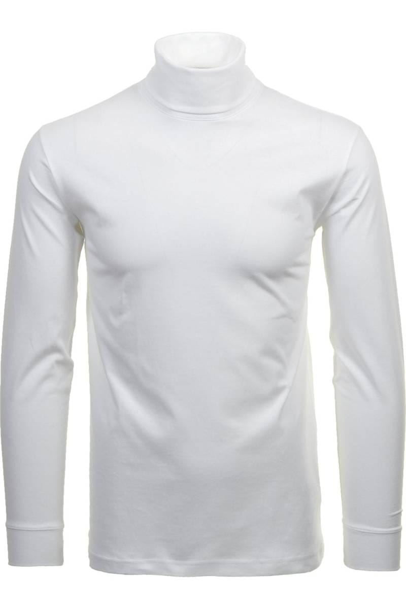 RAGMAN Regular Fit Herren Turtleneck shirt Rollkragen white