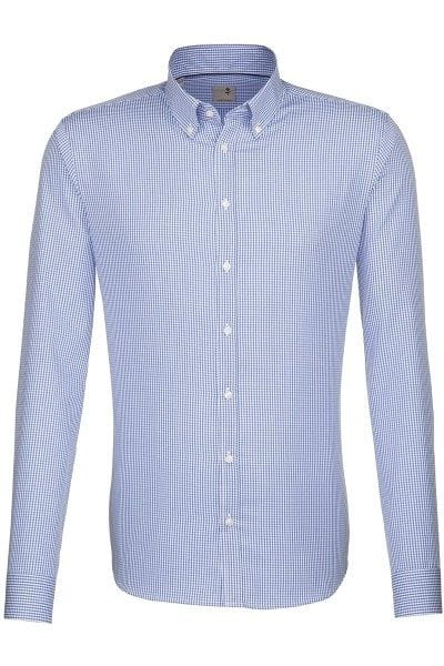 Seidensticker Hemd - Tailored - blau/weiss, Kariert
