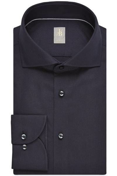 Jacques Britt Hemd - Custom Fit - schwarz, Einfarbig