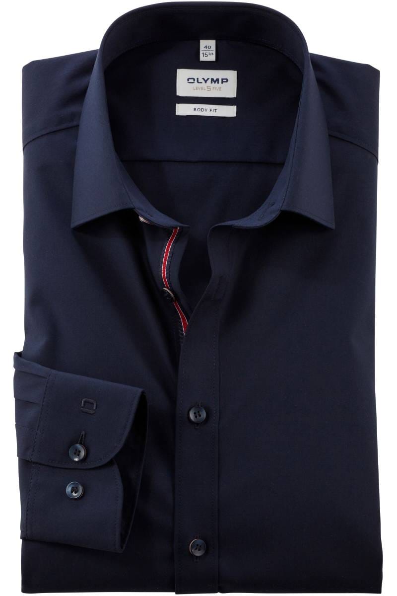 OLYMP Herren Oberhemd Langarm Luxor,Faux Uni,466 Co Produktbild-Vorschau 5