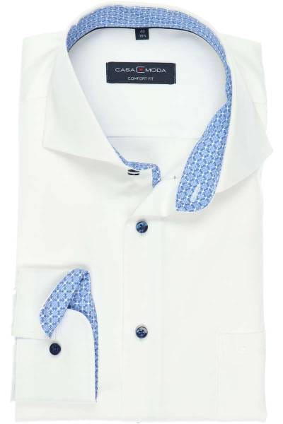 Casa Moda Comfort Fit Hemd weiss, Faux-uni