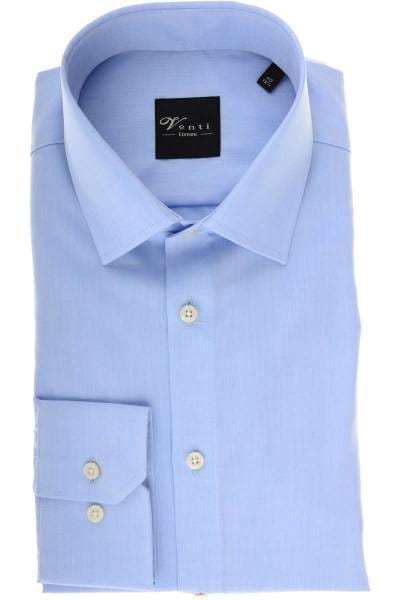 Venti Slim Fit Hemd hellblau, Einfarbig