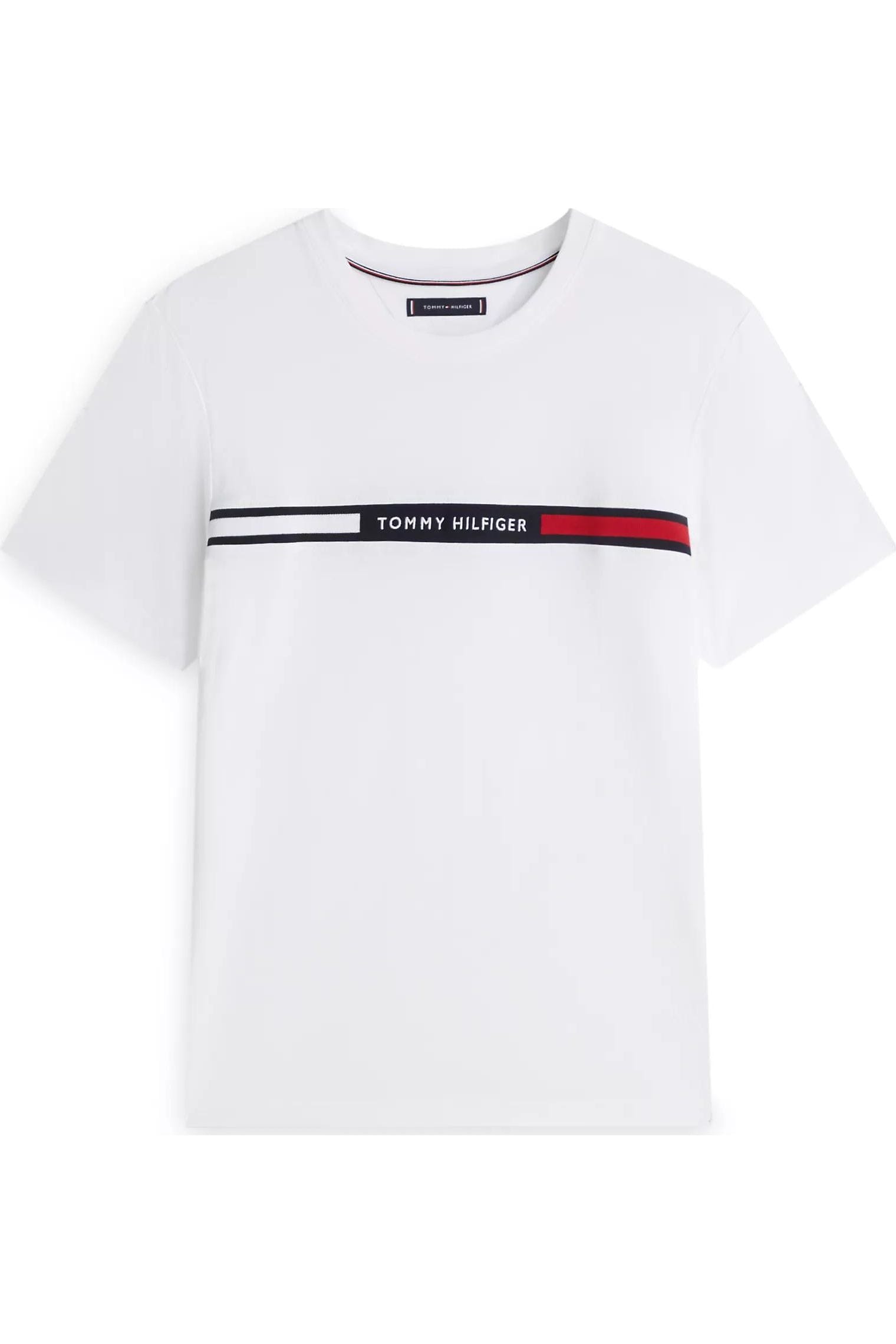 Tommy Hilfiger Regular Fit t-shirt round neck white, print