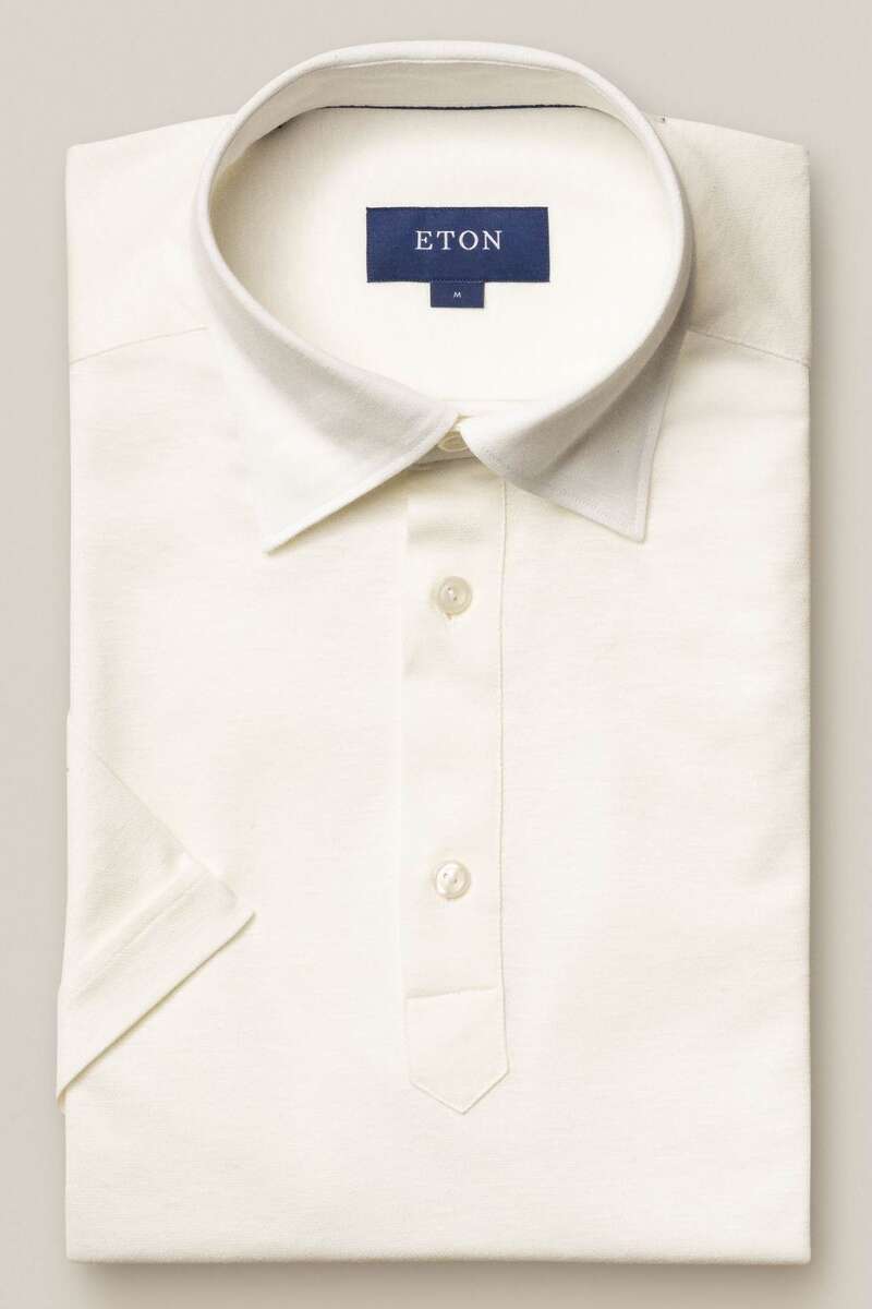 ETON Contemporary Fit Poloshirt breige, Einfarbig M ETON Contemporary Fit Poloshirt breige, Einfarbig M