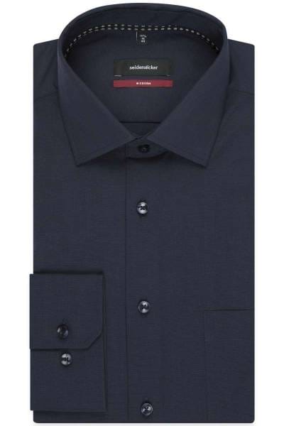 Seidensticker Modern Fit Hemd anthrazit, Einfarbig