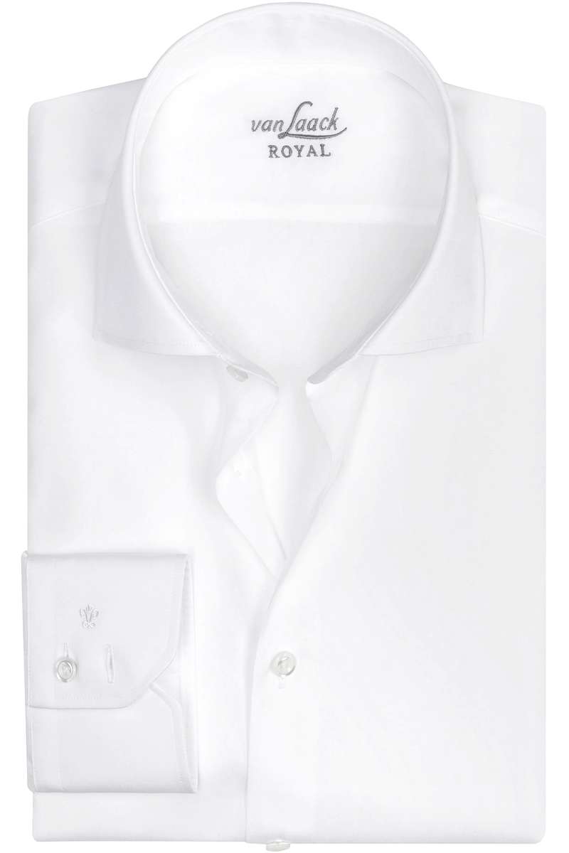 van Laack Slim Fit Hemd weiss, Einfarbig van Laack Slim Fit Hemd weiss, Einfarbig