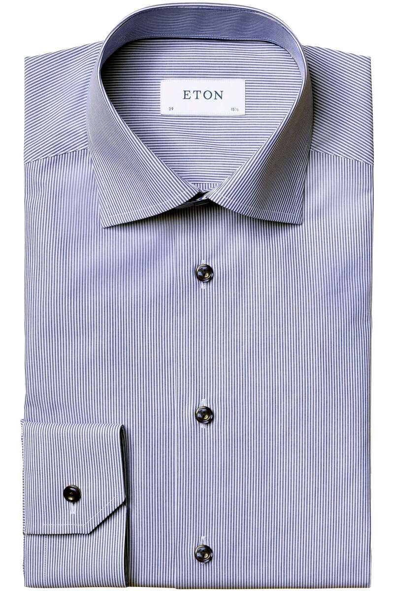 ETON Slim Fit Hemd hellblau, Gestreift 40 - M ETON Slim Fit Hemd hellblau, Gestreift 40 - M