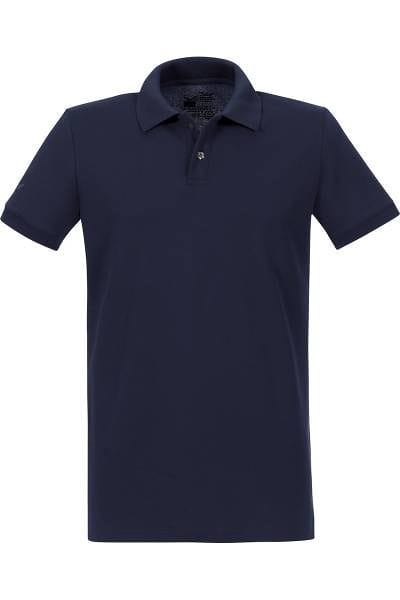 TRIGEMA Poloshirt - Polo, Slim Fit - dunkelblau, Einfarbig