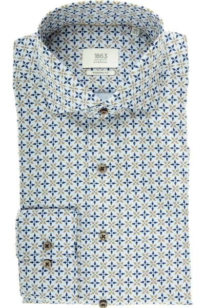 ETERNA 1863 Modern Fit Hemd mehrfarbig, Gemustert