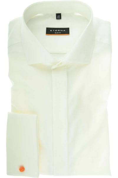Eterna Hemd - Gala - Slim Fit - beige, Einfarbig