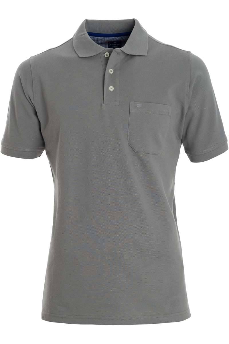 Redmond Casual Poloshirt grau, Einfarbig