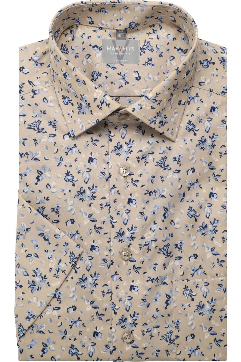 Marvelis Comfort Fit Chemise naturel, À motifs FR-BE