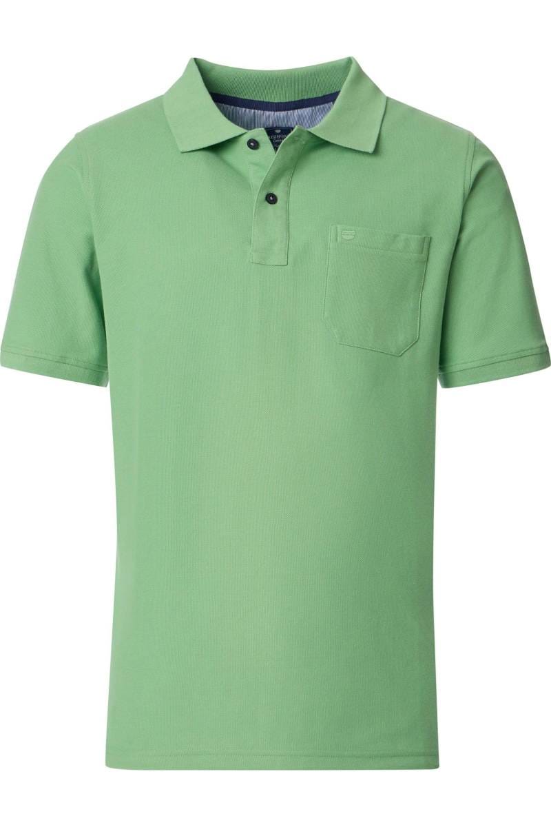 Redmond Casual Modern Fit polo shirt green, One Colour