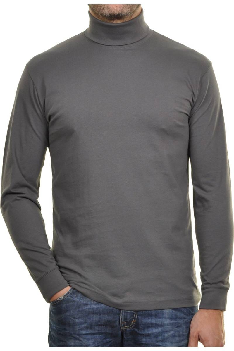 Trigema Rollkragen Slim Fit Langarmshirt Longsleeve Rollkragen