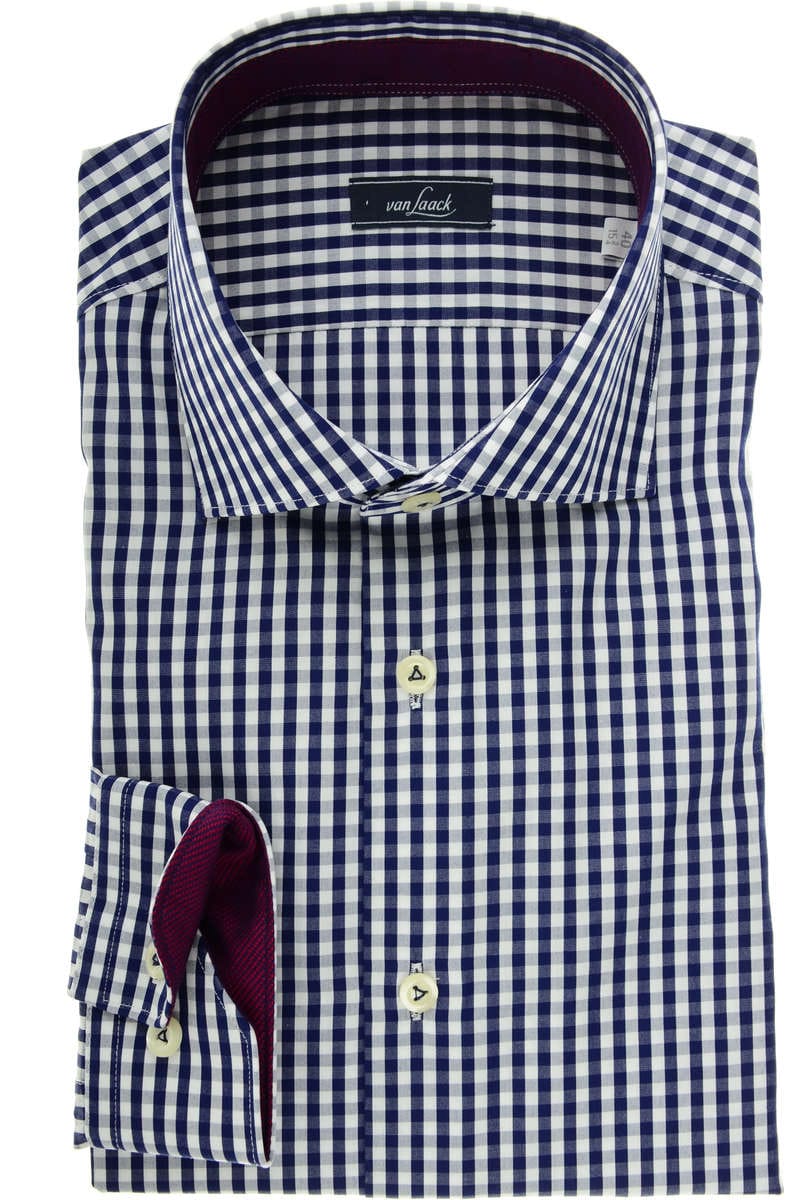 van Laack Slim Fit Hemd blau/weiss, Vichykaro van Laack Slim Fit Hemd blau/weiss, Vichykaro
