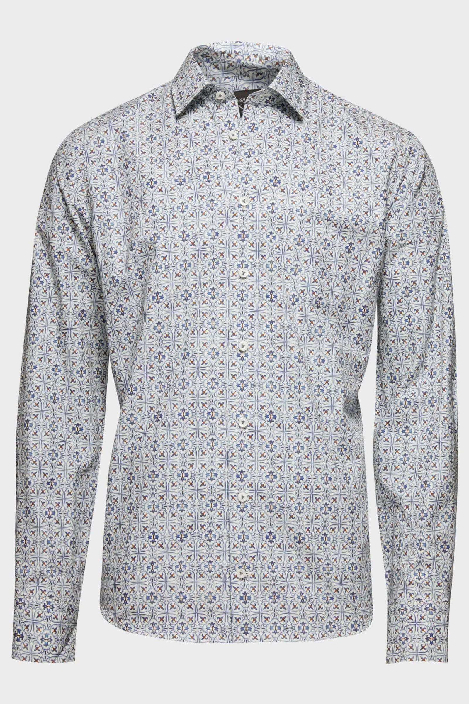 Van Laack Meisterwerk Slim Fit Hemd mehrfarbig, Gemustert 40 - M