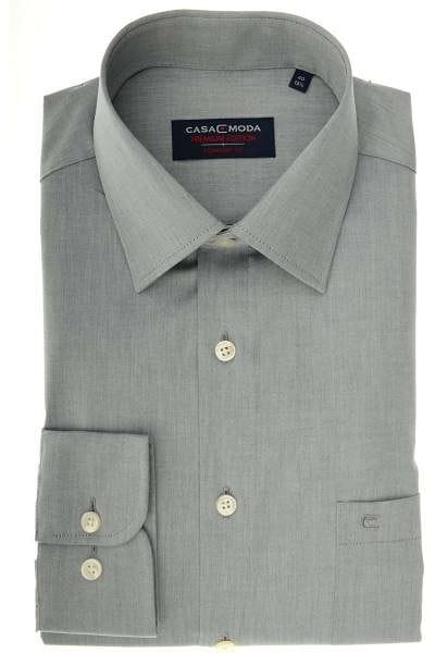 Casa Moda Comfort Fit Hemd grau, Einfarbig