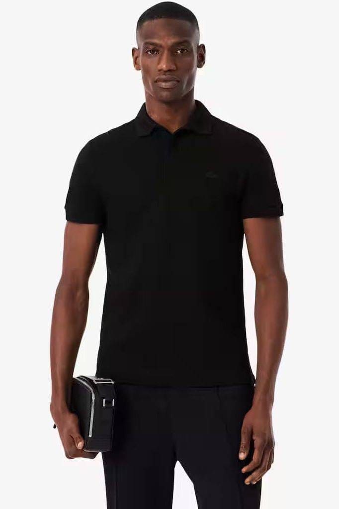 Lacoste Paris Regular Fit polo shirt black, One Colour
