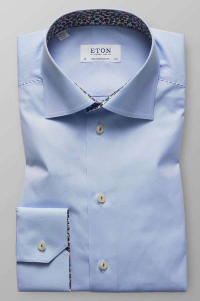 ETON Contemporary Fit Hemd hellblau, Einfarbig
