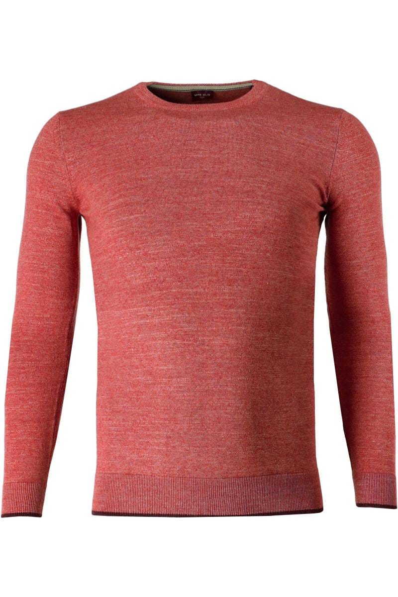Marvelis Casual Regular Fit Herren Pullover Rundhals rot - Main Image