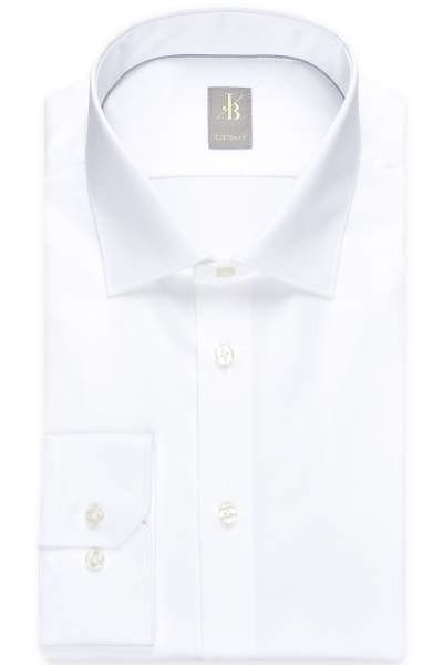 Jacques Britt Hemd - Custom Fit - weiss, Einfarbig
