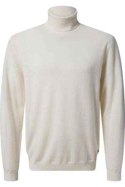 WE Fashion Heren Slim fit coltrui van merinowol
