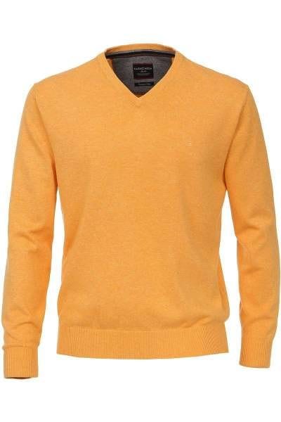 Casa Moda Strickpullover gelb, Einfarbig