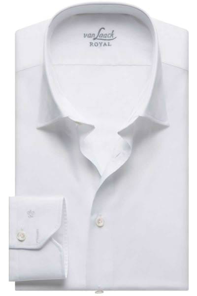 van Laack Hemd - Tailor Fit - weiss, Einfarbig