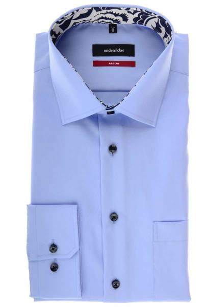 Seidensticker Modern Fit Hemd hellblau, Einfarbig