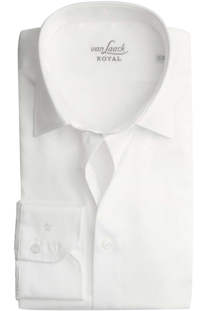 van Laack Slim Fit Hemd weiss, Einfarbig van Laack Slim Fit Hemd weiss, Einfarbig