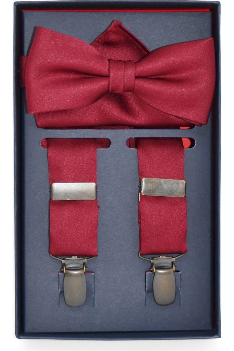 braces bow tie set
