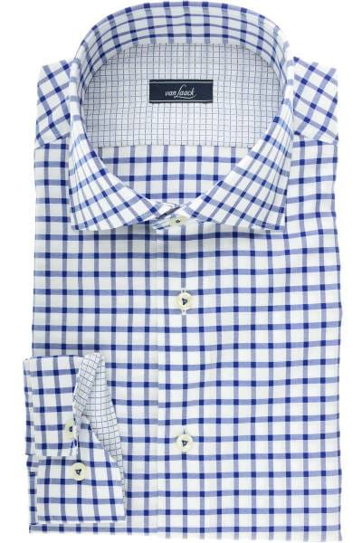 van Laack Tailor Fit Hemd blau/weiss, Kariert